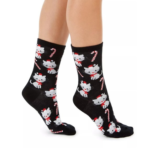 New Charter Club Women's Holiday Crew Socks - Picture 1 of 5